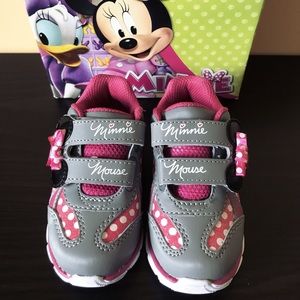 Minnie Mouse Shoes - Baby Girl Size 5 1/2